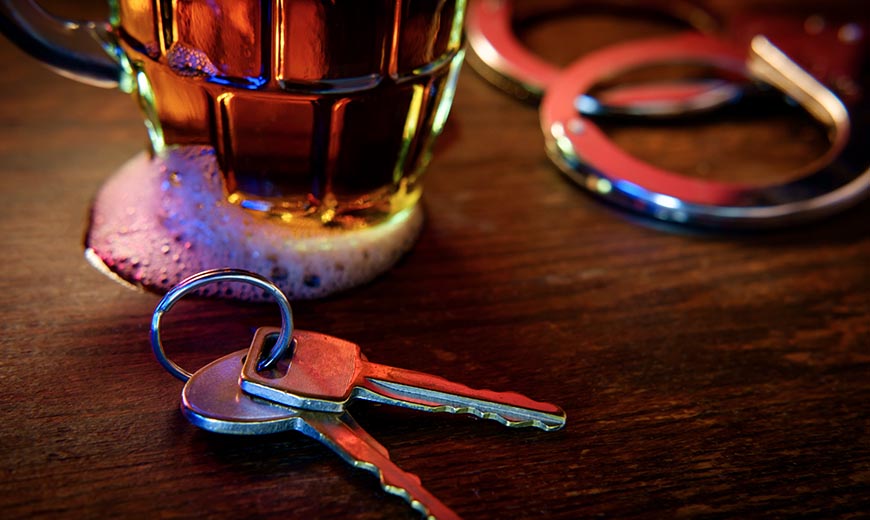 drunk driving alcohol and keys