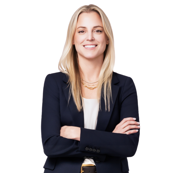 Confident and approachable professional woman in business attire, embodying trust and advocacy.