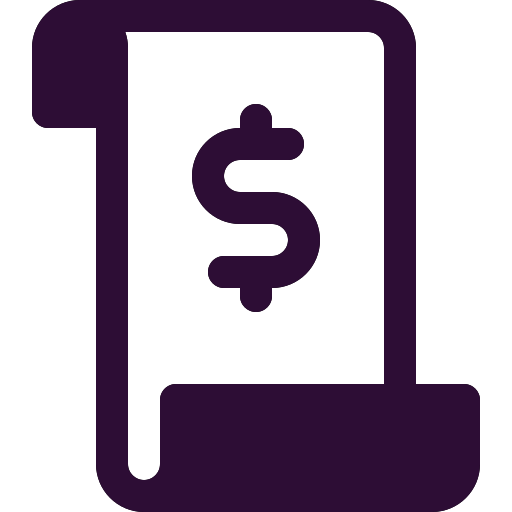 Bold dollar sign on a document symbolizing financial compensation and legal advocacy.