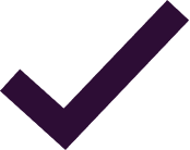 Bold check mark symbolizing trust, reliability, and successful advocacy.